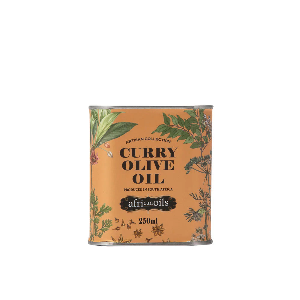 African Oils Curry Olive Oil 250ml - Best Before Aug 2025