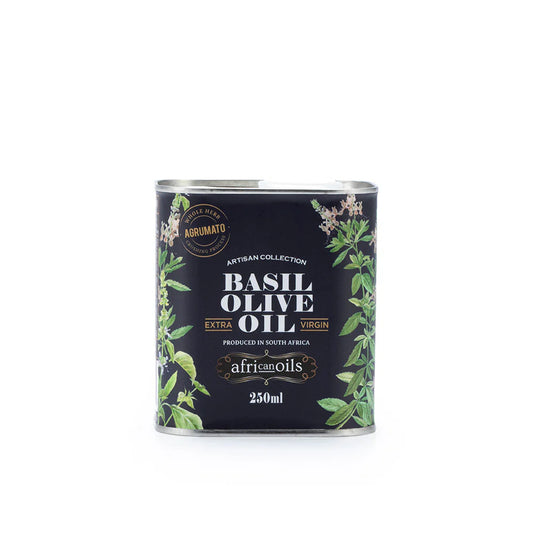 African Oils Basil Olive Oil 250ml -- Best Before Aug 2025