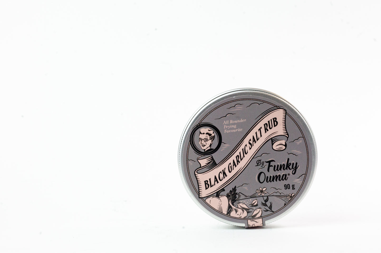 Funky Ouma Black Garlic Salt Rub 90g/250g