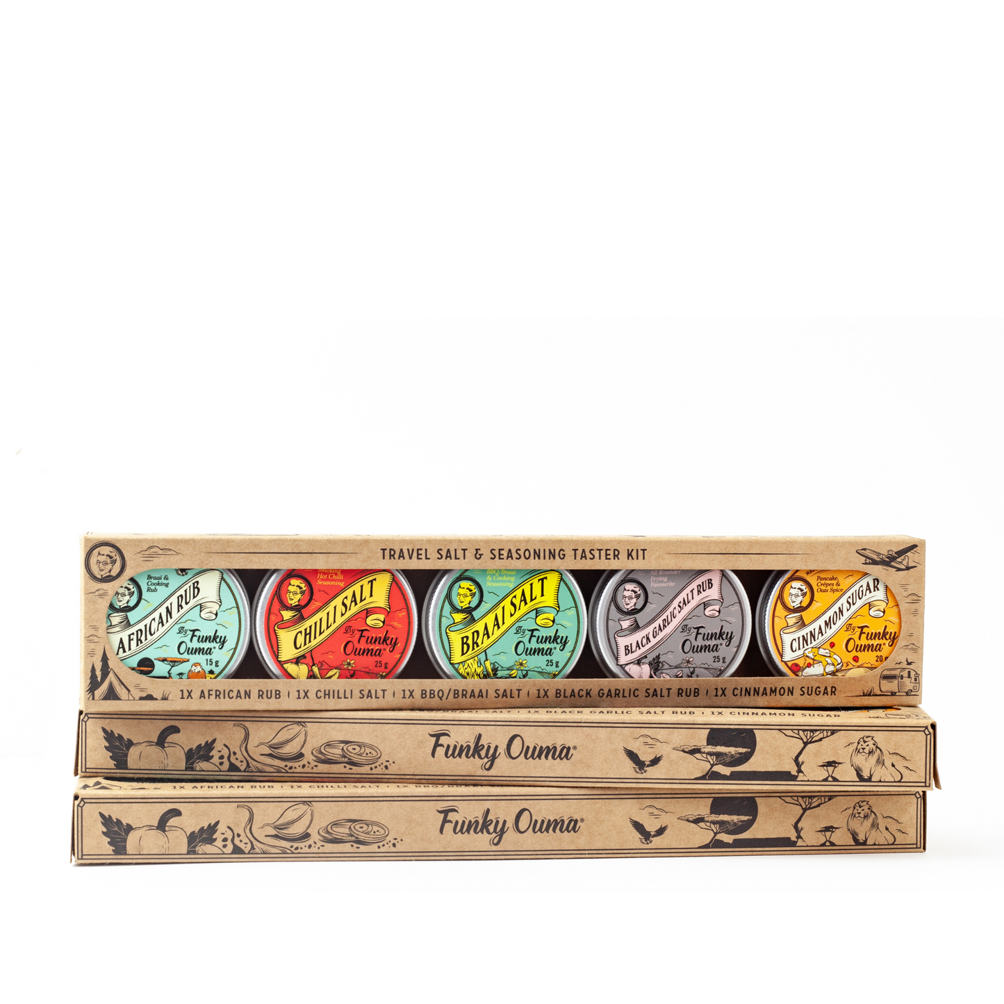 Funky Ouma 5 Tin Taster Set