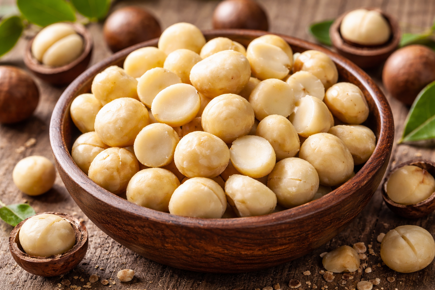 Roasted Macadamia Nuts with Sea Salt