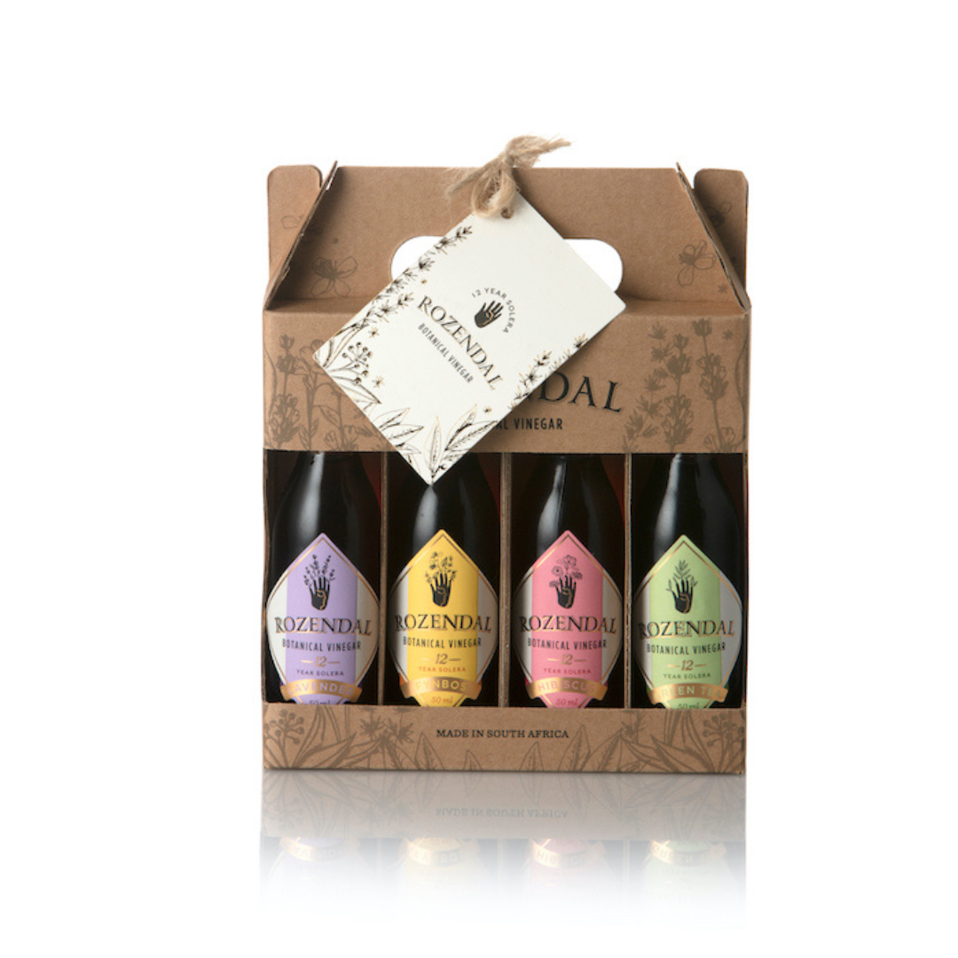 Rozendal Vinegar 4 Bottle Gift Pack 4 x 50ml