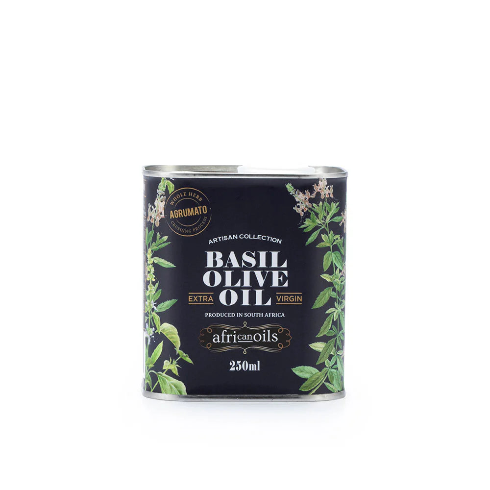 African Oils Basil Olive Oil 250ml