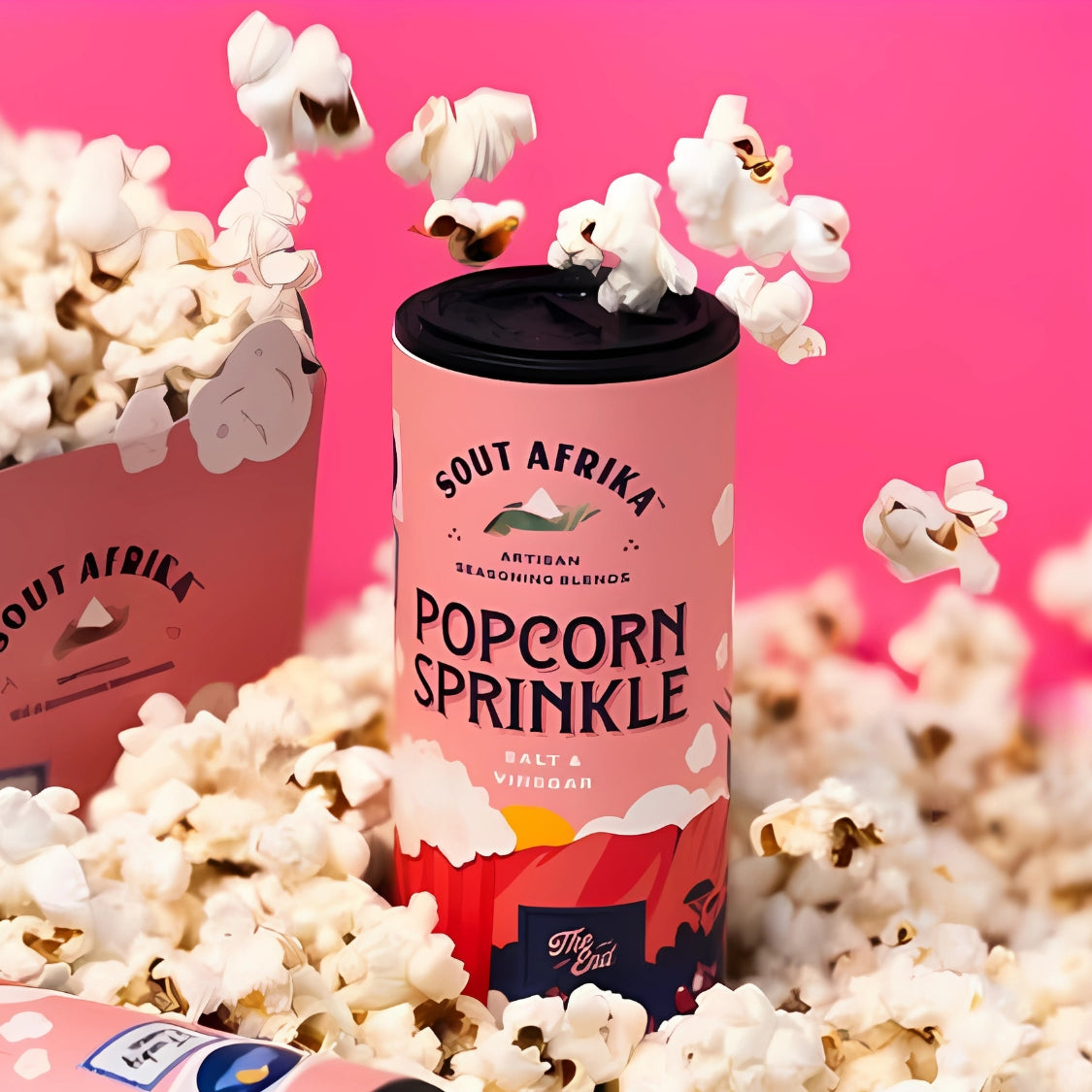 Sout Afrika Popcorn Sprinkle Salt & Vinegar 160g