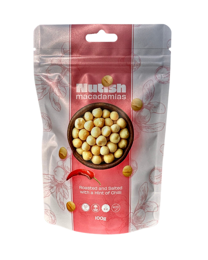 Nutish Roasted Macadamias with a hint of Chilli