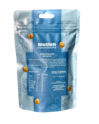 Nutish Roasted Macadamias with Sea Salt
